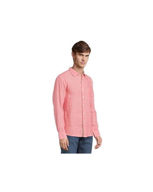 Tommy Bahama Red Long Sleeve Paradise Breezer T Shirt, Linen for men