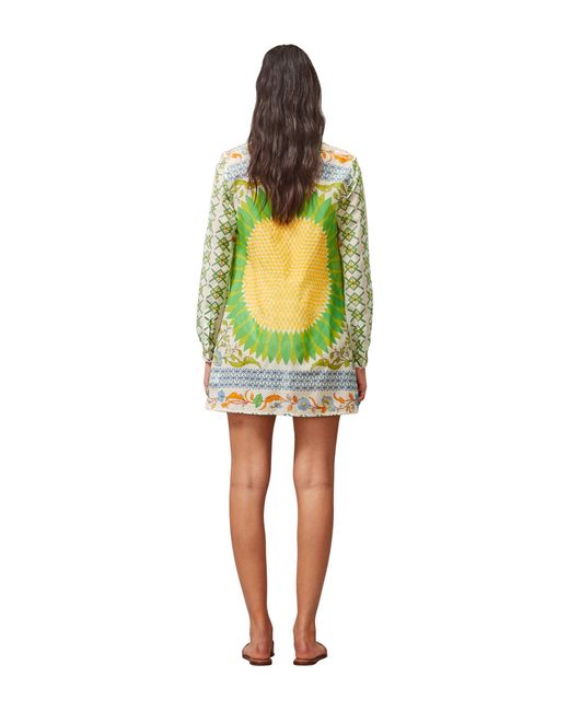 tory burch printed beach tunic
