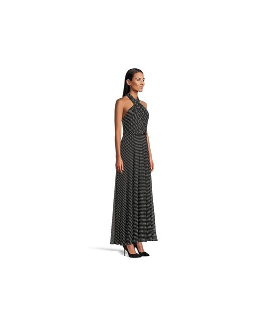 【Polo Ralph Lauren】Polka Dot Maxi Halter Dress Polo Ralph Lauren Polka Dot Maxi Halter Dress in Black | Lyst