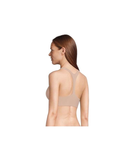 Calvin Klein Black Invisibles Lightly Lined Racerback Bralette Bra Lg 12-14) Elastane/Polyamide