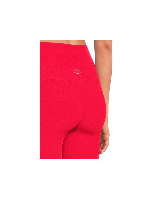 Beyond Yoga Red Spacedye Keep Pace 5 Biker Shorts Clothing, Polyester/Spandex