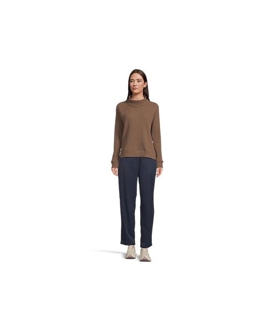 The North Face Blue Long Sleeve Mock Neck Chabot Clothing, Cotton