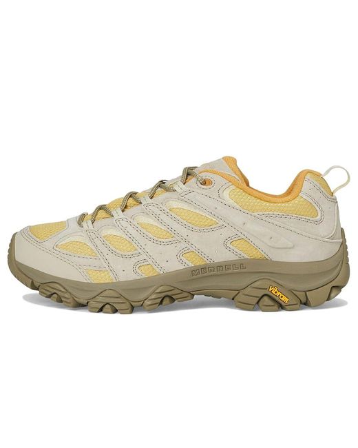 Merrell Metallic Moab 3 Shoes, Leather/Suede/Textile for men