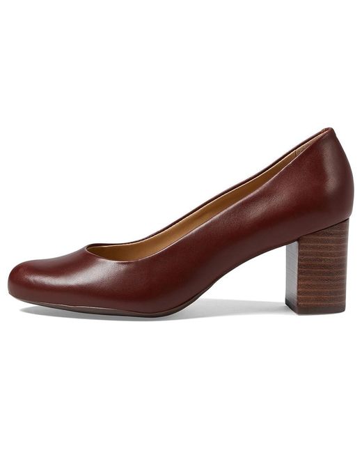 Marc Joseph New York Brown Midtown Pump (Mahogony Burnished Nappa) Shoes