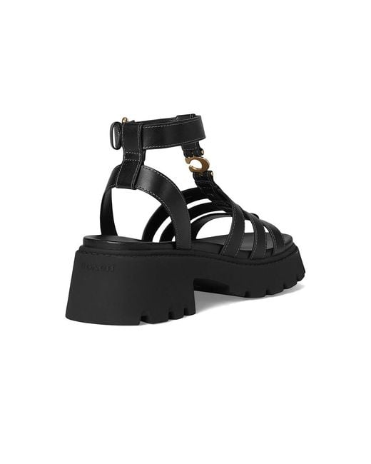 COACH Sculpted C Platform Fisherman Sandals Dress Sandals