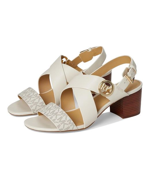 MICHAEL Michael Kors Metallic Vera Flex Mid Sandal Sandals, Leather