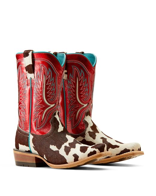 Ariat Red Futurity Colt Western Boots