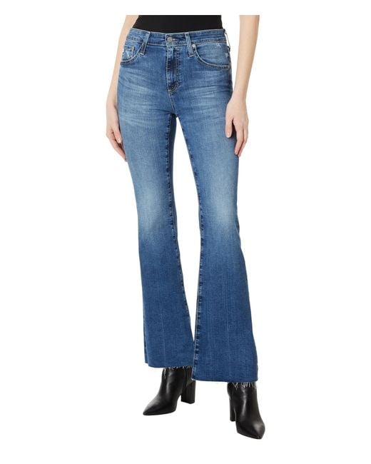 AG Jeans Blue Farrah High Rise Bootcut Jean In 13 Years Levity