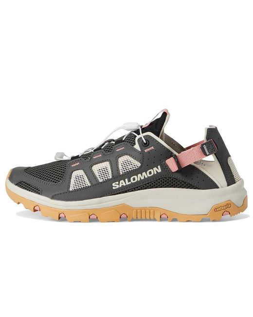 Salomon Black Techamphibian 5 Shoes Peat/Rainy Day/Hyma 11 B