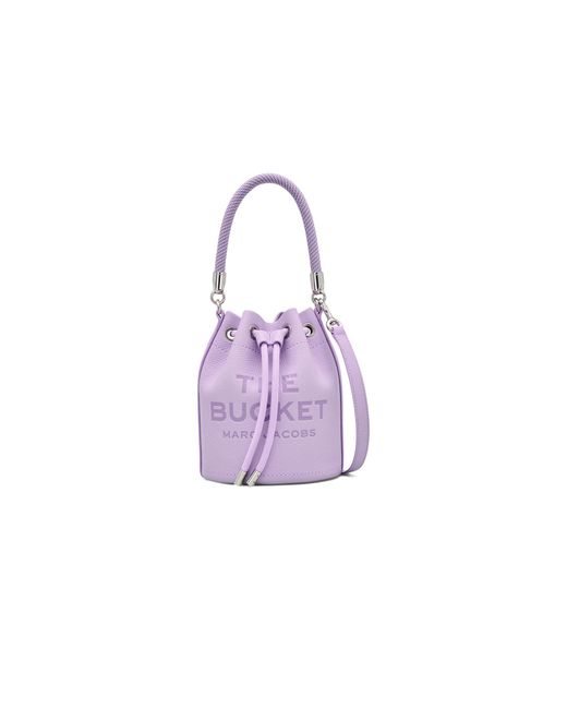 Marc Jacobs Purple The Leather Bucket Bag