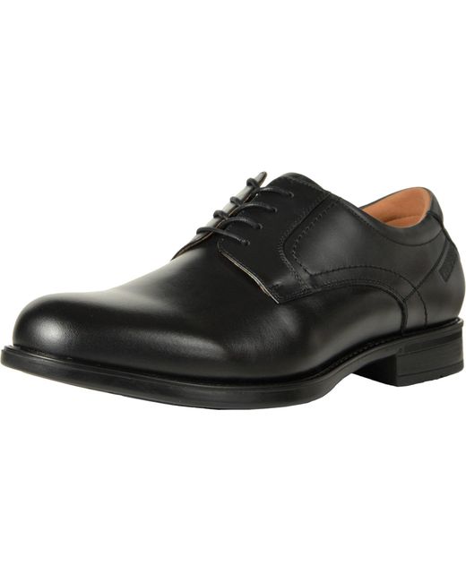Florsheim Leather Midtown Waterproof Plain Toe Oxford in Black for Men ...