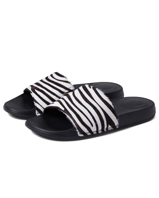 black iqushion fitflops