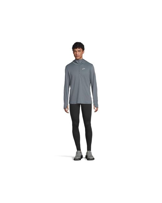 Brooks Black Notch Thermal Hoodie 3.0 Sweatshirt, Polyester/Spandex for men