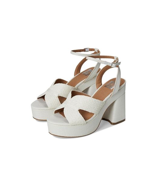 Dolce Vita White Waylan Sandals, Synthetic