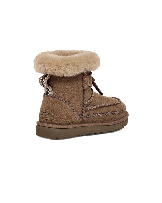 Ugg Brown Classic Mini Alpine Boots 6 B