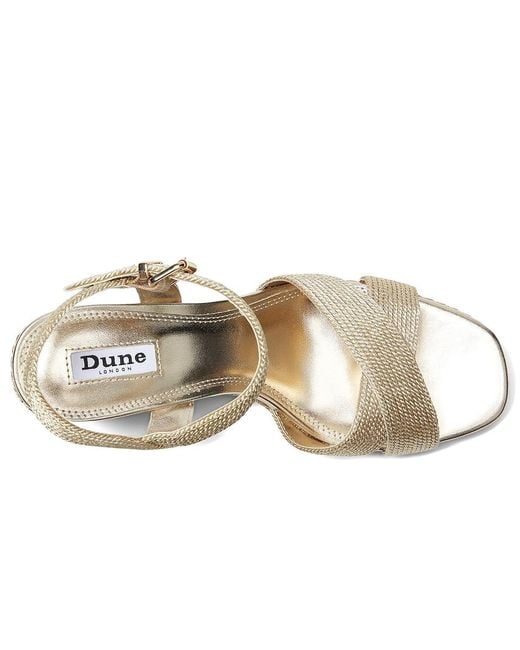 Dune Metallic Kolden Wedge Shoes 37 (Us 7) B