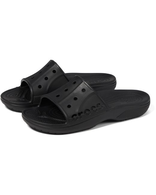 CROCSTM Black Via Slides Sandals