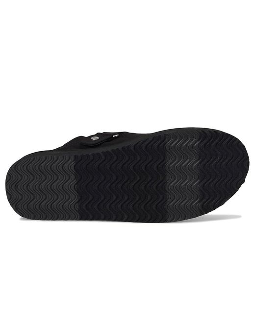 Dr. Scholls Black Chill Time Mule/Clog Shoes Shoes, Microfiber/Wool