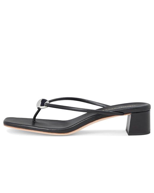 Loeffler Randall Black Odessa Heeled Mules W/ Hardware Dress Sandals 8 B