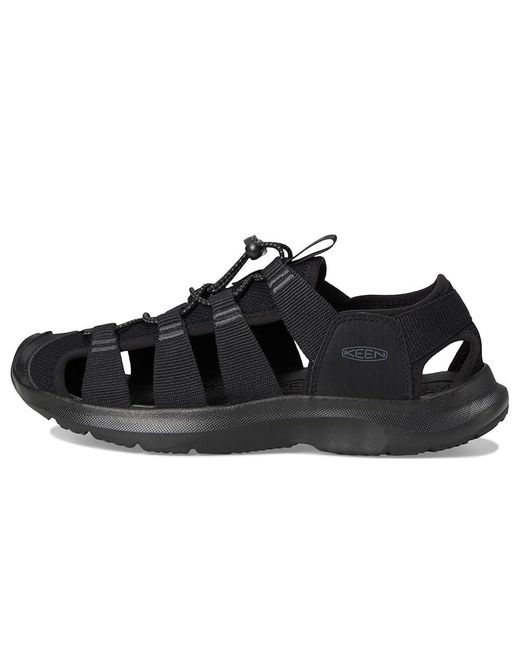 Keen Black Seanik H2 Shoes/Magnet 9.5 D for men