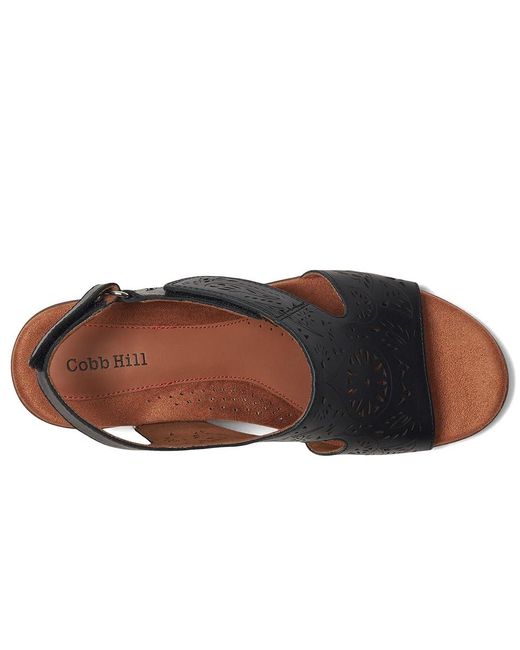 Cobb Hill Black Corria Wedge Shoes 7 D