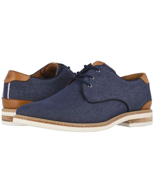 Florsheim Highland Canvas Plain Toe Oxford in Navy (Blue) for Men - Lyst