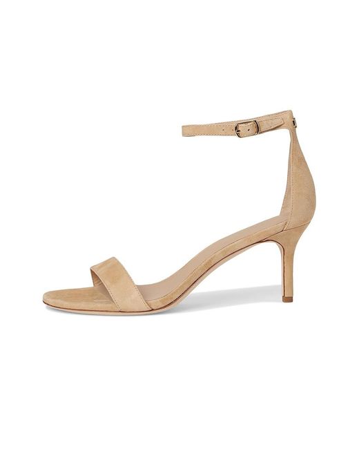 Ralph Lauren Black Allie Mid-Heel Suede Sandals Sandals 11 B