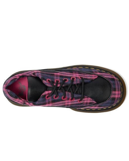 Dr. Martens Multicolor Buzz 5I Shoes/ Tartan, Leather