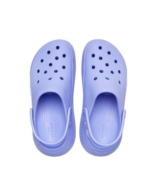 CROCSTM Blue Classic Crush Clog Shoes 7