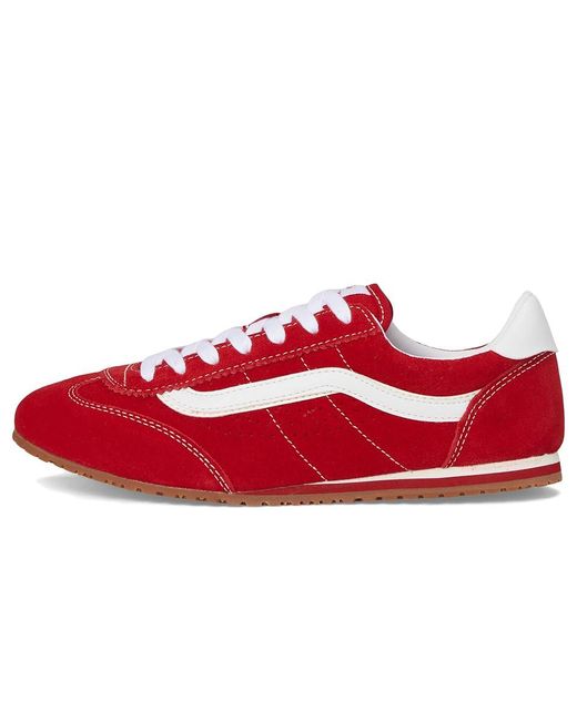 Vans Red Super Lowpro Athletic Shoes 3.5