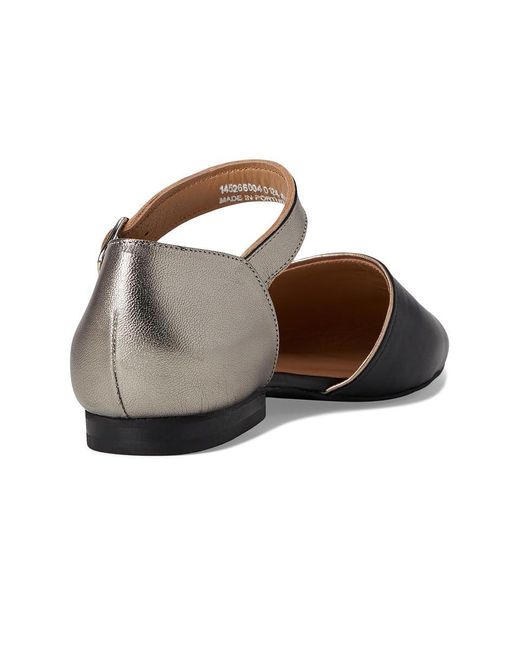 Fly London Black Sarj266Fly Flat Shoes, Leather