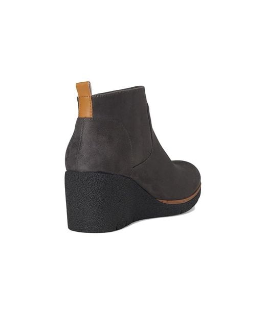 Dr. Scholls Black Bianca Zip Short Boots Boots, Faux Leather