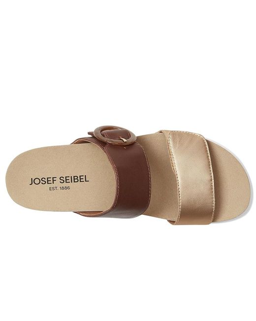 Josef Seibel Brown Quinn 14 Sandals, Leather/Rubber