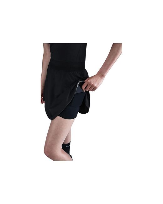Nike Black Court Ace Advantage Dri-Fit Tennis Skirt Workout/ Md (8-10) Polyester