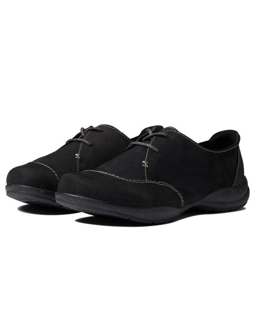 Clarks Leather Roseville Rio in Black | Lyst