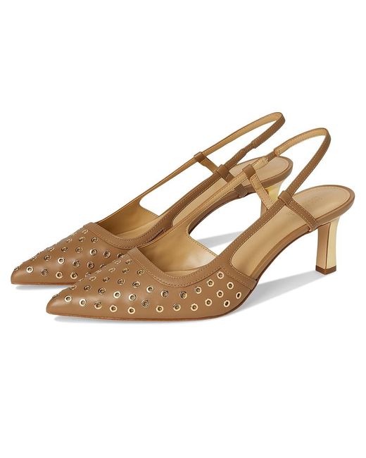 Michael Kors Multicolor Alora Mid Sling High Heels, Synthetic