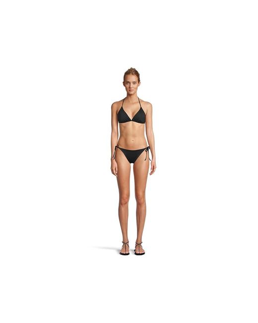 Becca Black Color Code Demi Tie Side Basic Bottom Swimwear, Nylon/Spandex