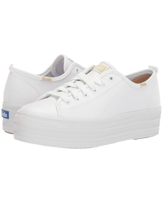 platform keds white