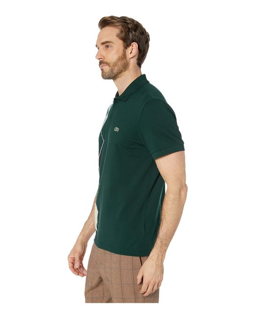lacoste argyle polo