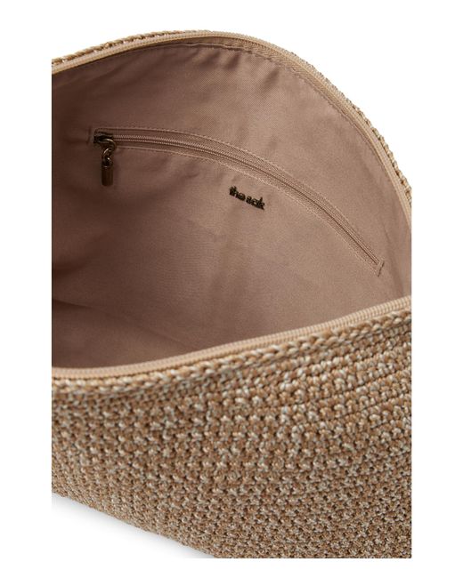 The Sak Mariposa Crochet Shoulder Bag in Brown Lyst