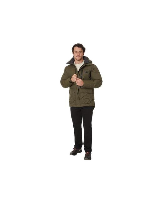 Helly Hansen Green Tromsoe Jacket Coat, Polyester/Polyamide for men