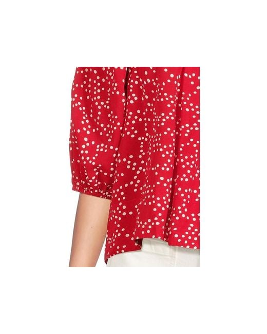 Madewell Red Grady Top