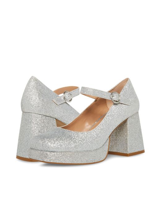 Steve Madden Mingle Mary Jane Pump in Gray Lyst