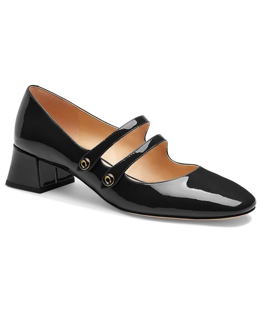 COACH Black Angelina Mary Jane Flat