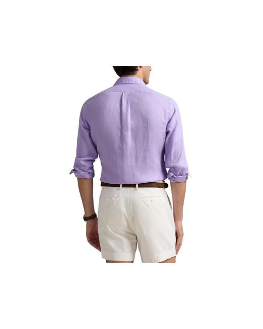 Polo Ralph Lauren Purple Long Sleeve Linen for men