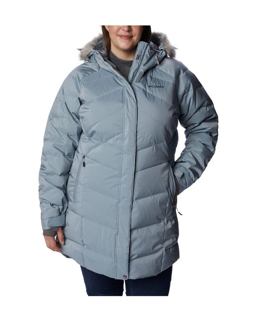 Columbia Blue Plus Size Lay D Down Ii Mid Jacket