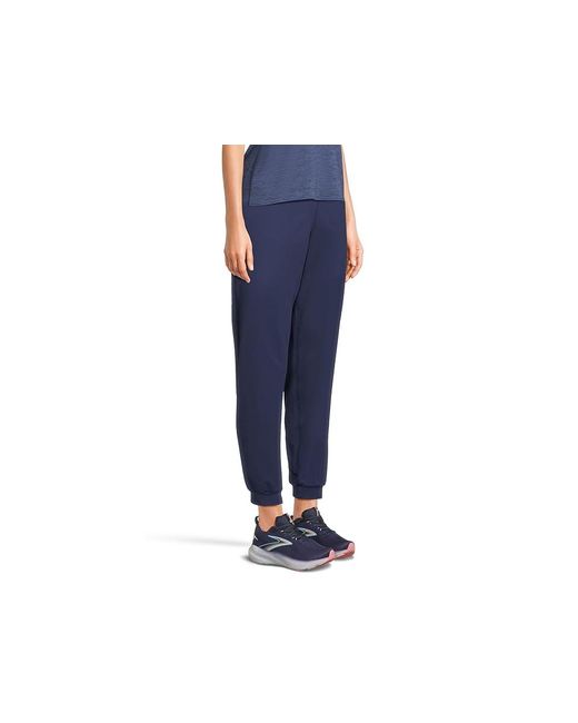 Brooks Blue Momentum Thermal Jogger 2.0 Casual Pants, Polyester/Spandex