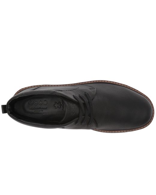 Ecco Leather Turn Gore-tex in Black for Men | Lyst