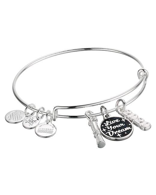 ALEX AND ANI Live Your Dream Trio Charm Bangle Bracelet in Silver  (Metallic) - Lyst