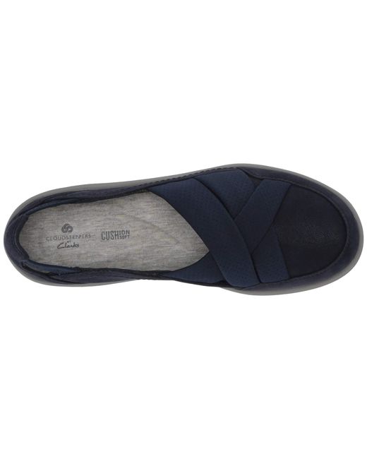 clarks blue flats